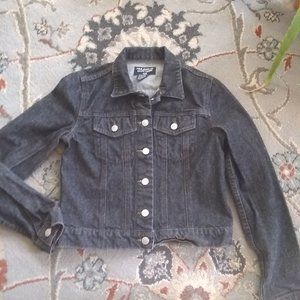 Polo Jeans Co. Ralph Lauren black denim jean jacket Like New size 10-12